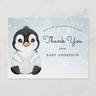 Postale Carte de remerciement par courrier pour Baby Showe