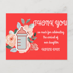 Postale Carte de remerciement personnalisable Sip and See