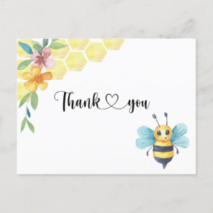 Postale Carte de remerciement pour révélation du sexe de b