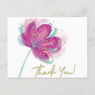Postale Carte de remerciements