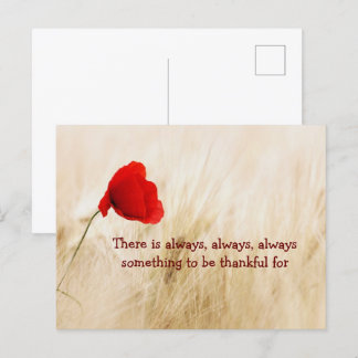 Postale Carte de remerciements