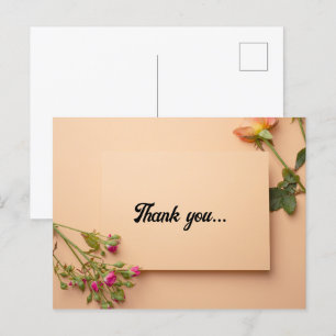 Postale Carte de remerciements