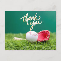 Carte de remerciements de baseball