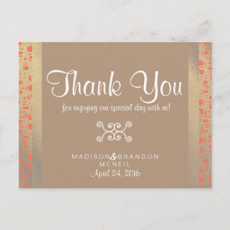 Postale Carte de remerciements de l'esprit sauvage