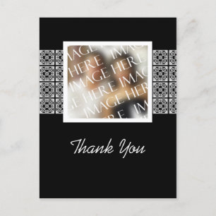 Postale Carte de remerciements Modèle photo personnalisé