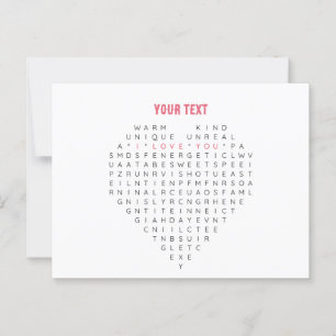 Postale Carte de remerciements plat