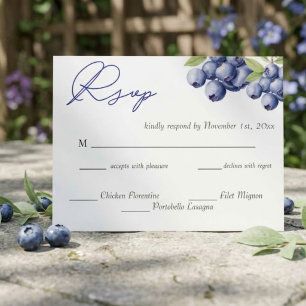 Postale Carte de réponse pour une fête prénuptiale aux ble