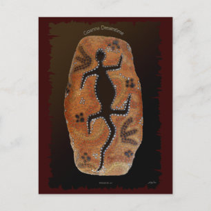 Postale Carte de rêve Lizard Goanna