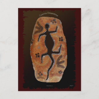 Postale Carte de rêve Lizard Goanna