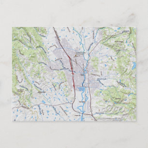 Postale Carte de Sainte-Hélène, Californie