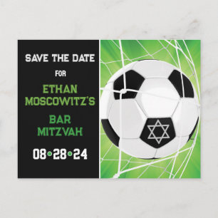 Postale Carte de sauvegarde de la date du Bar Mitzvah avec