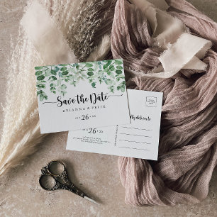 Postale Carte de sauvegarde horizontale minimaliste Eucaly