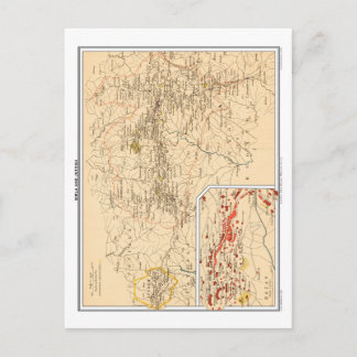 Postale Carte de Simla & Jutogh, Inde britannique.