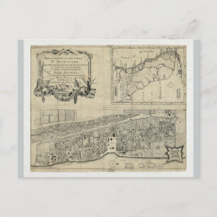Postale Carte de St. Augustine Florida (1764)