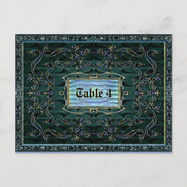 Postale Carte de table TriompheL Marda (Devant)