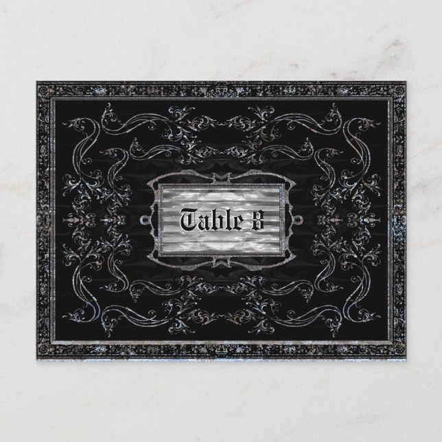 Postale Carte de table TriompheL Raven (Devant)