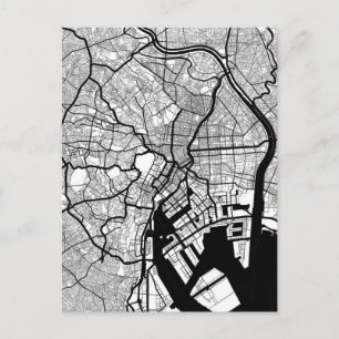 Postale Carte de Tokyo Japon