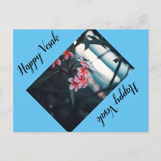 Postale carte de Vesak (Devant)