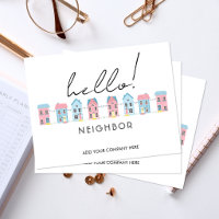 Carte de visite Hello Neighbor | Nouveau Ne person