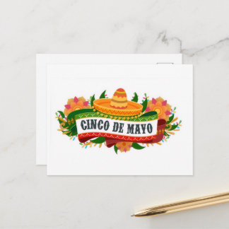 Postale Carte de voeux Cinco de Mayo !