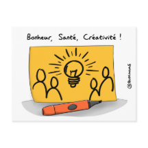 Carte de voeux "Créativité"
