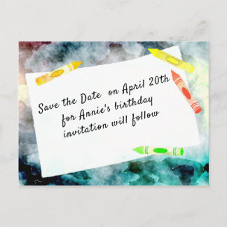 Postale Carte de vœux d'anniversaire