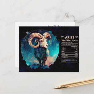 Postale Carte de vœux d'anniversaire du zodiaque Bélier