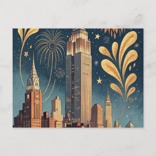 Postale Carte de vœux de Hanukkah sur la silhouette de la