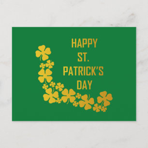Postale Carte de vœux de la Saint-Patrick joyeuse