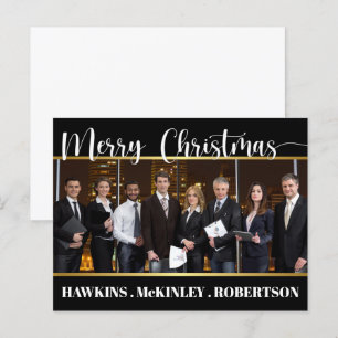 Postale Carte de vœux de Noël pour entreprise