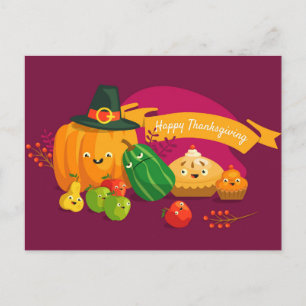 Postale Carte de vœux de Thanksgiving