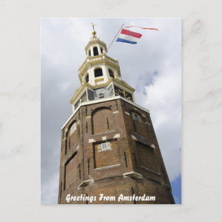 Postale Carte de voeux depuis Amsterdam Tower