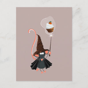 Postale Carte de vœux d'Halloween effrayante