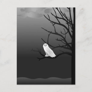 Postale Carte de vœux d'Halloween effrayante