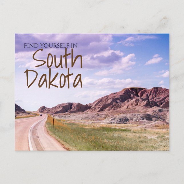Postale Carte de vœux du Dakota du Sud (Devant)