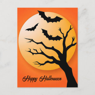 Postale Carte de vœux Halloween effrayante