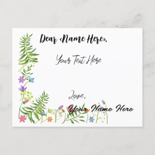 Postale Carte de vœux personnalisée pour toutes occasions