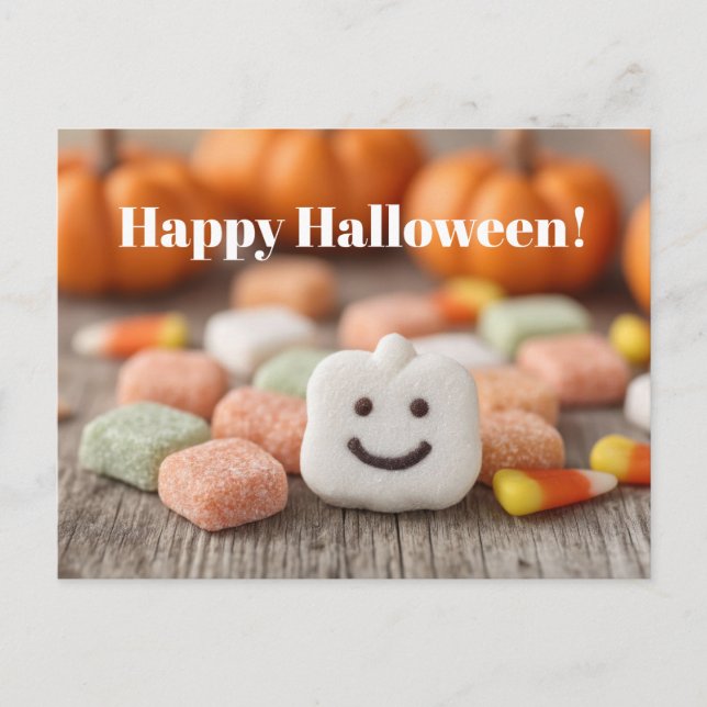 Postale Carte de voeux pour Halloween (Devant)