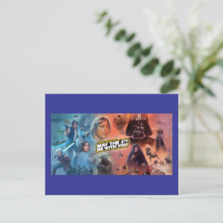 Postale Carte de vœux pour la journée Star Wars (4 mai)