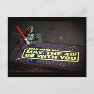 Postale Carte de vœux pour le jour de Star Wars (4 mai)