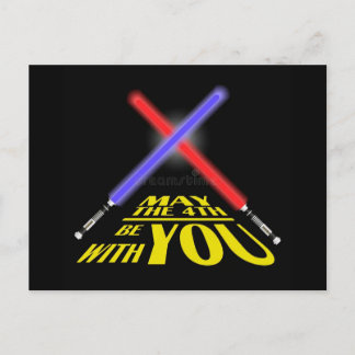 Postale Carte de vœux pour le jour de Star Wars (4 mai)