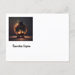 Postale Carte de voeux Ramadan Kareem