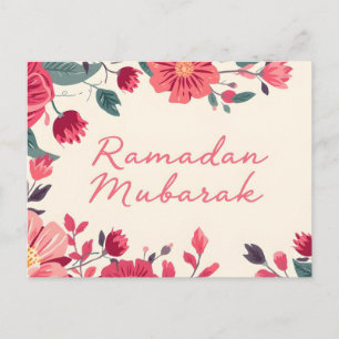 Postale Carte de vœux Ramadan Moubarak 2026