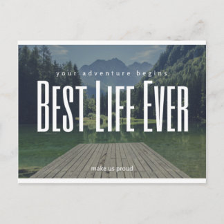 Postale Carte d'encouragement pour des greaters du besoin