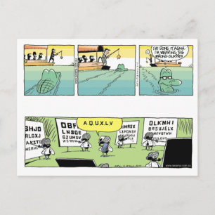 Postale Carte d'enregistrement d'optométrie de marais #2