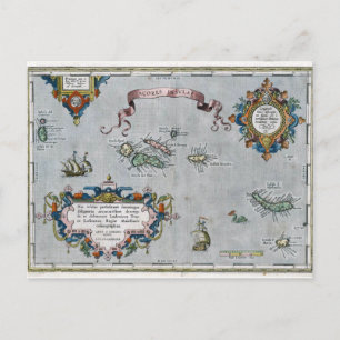 Postale Carte des Açores 1584