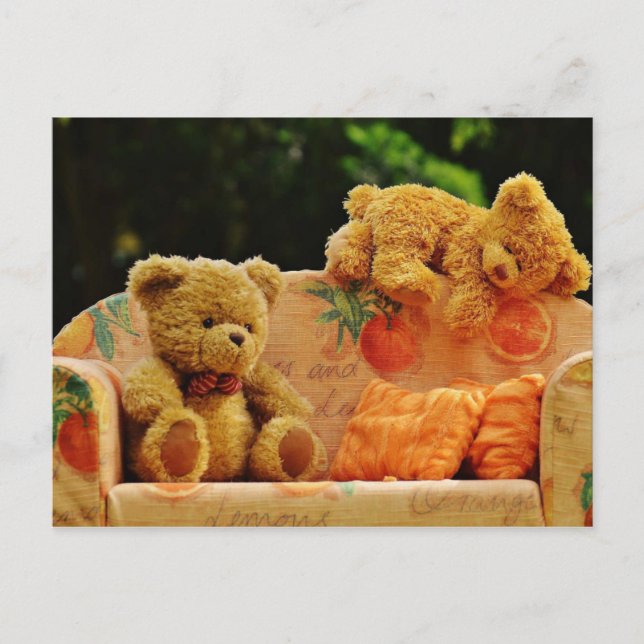 Postale Carte des petits ours (Devant)