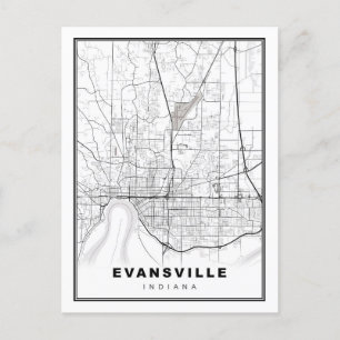 Postale Carte d'Evansville