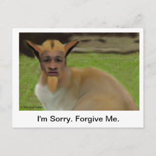 Postale Carte d'excuses de Shenart
