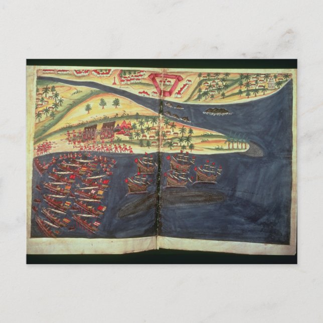 Postale Carte d'exploration de Surat (Devant)